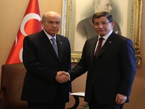 Davutoğlu-Bahçeli görüşmesinde ilk açıklama