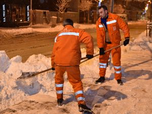 Büyükşehir'in başarılı kar mesaisi