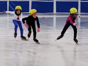 Erzurum'da 'sürat pateni' heyecanı