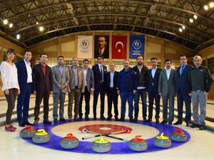 Erzurum'a 'curling' çıkarması