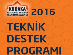 KUDAKA 2016 yılı teknik destek programı açıklandı