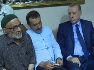 Erdoğan'dan o şehidin ailesine taziye ziyareti