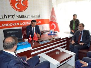 Erzurum'da AK Parti'den MHP'ye ziyaret