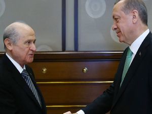 Beştepe'de Erdoğan-Bahçeli görüşmesi 1 saat sürdü