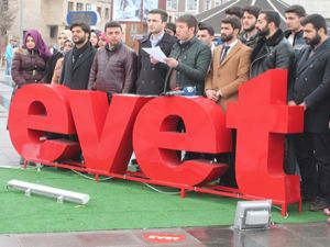 Erzurum Gençlik Platformu, referandum oyunu açıkladı