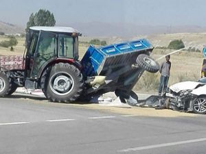 Erzurum'da trafik kazası: 3 yaralı