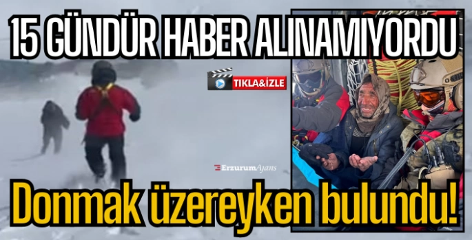 Helikopterle kurtarıldı