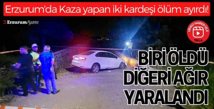  İki kardeşi kaza ayırdı