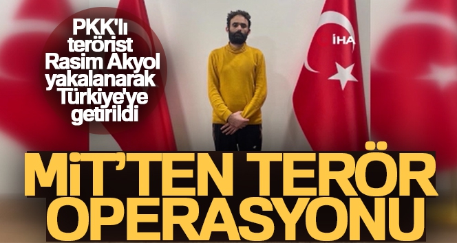 MİT operasyonuyla yakalanan PKK'lı terörist adliyeye sevk edildi