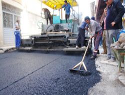 Yakutiye'de yol çalışmaları sürüyor!..