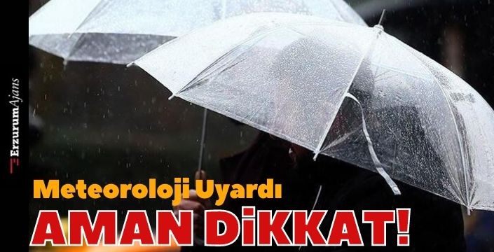 6 ilde yağış bekleniyor!