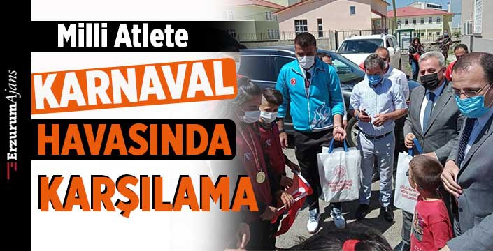 Atletizm şampiyonlarına coşkulu karşılama 