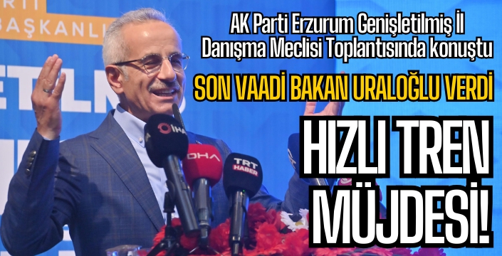 Bakan Uraloğlu: Kısa zamanda ihalesini yapacağız