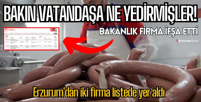 Bakanlık gıda hilecilerini ifşa etti!