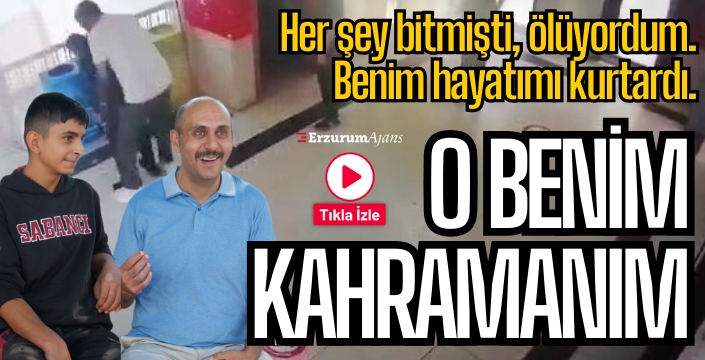 Boğulmaktan son anda kurtulan Yusuf: O benim kahramanım