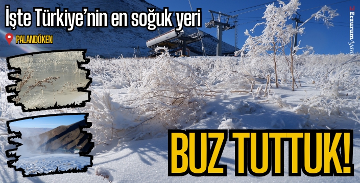 Dereler ve çeşmeler buz tuttu