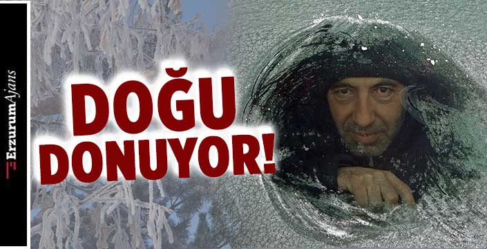 Doğu'da soğuk hava etkisini sürdürüyor