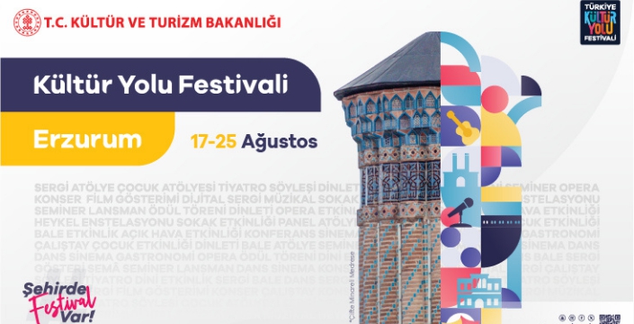 Erzurum Kültür Yolu Festivali 17 Ağustos'ta başlıyor