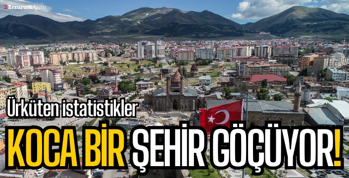 Erzurum nüfusu daha da düşecek