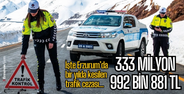 Erzurum polisi karnesini paylaştı