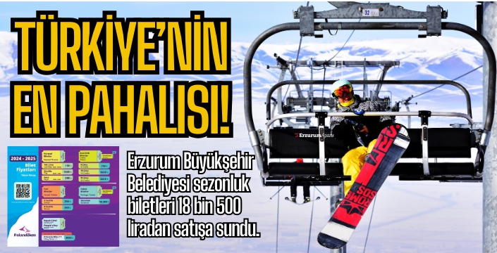 Gazeteci Onur Sağsöz, ski pass fiyatlarına tepki gösterdi