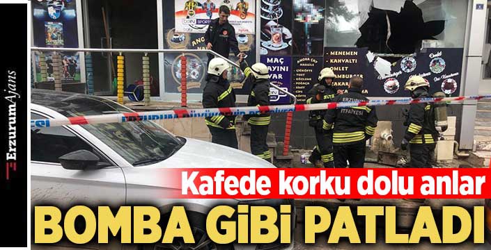 Kızgın yağın bulunduğu fritöz, patladı