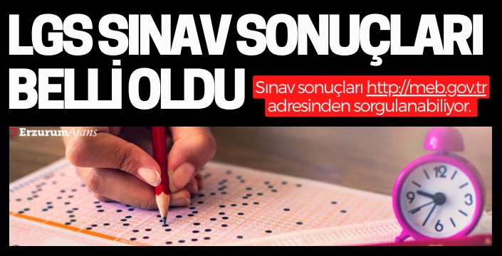 LGS sonuçları açıklandı