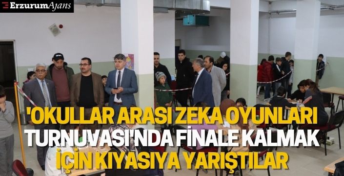 'Okullar Arası Zeka Oyunları Turnuvası'nda finale kalmak için kıyasıya yarıştılar