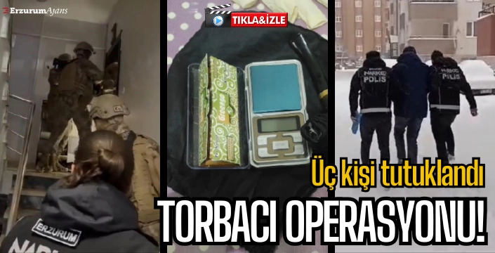 Operasyona özel harekat katıldı 3 kişi tutuklandı