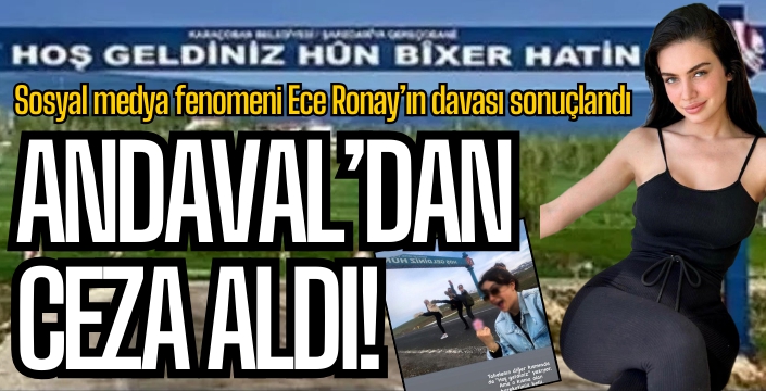 Sosyal medya fenomeni Ece Ronay yargılandığı davada ceza aldı