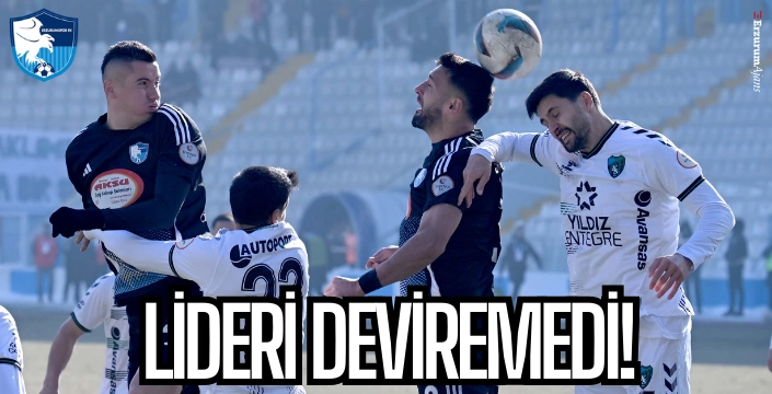 Trendyol 1. Lig: Erzurumspor FK: 1 - Kocaelispor: 1