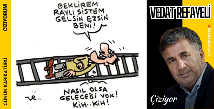 Vedat Refayeli çiziyor