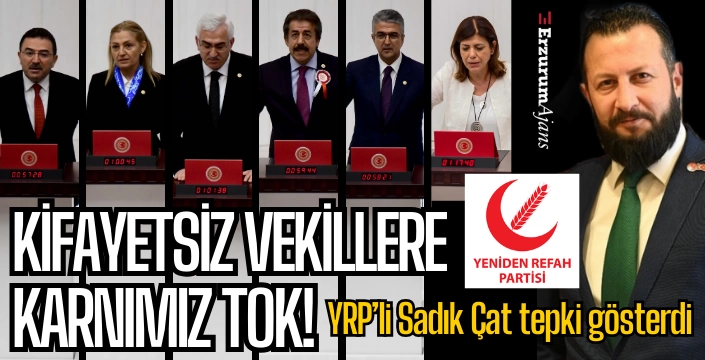 Vekil sayısı düştü Sadık Çat isyan etti!