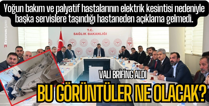 Yoğun bakım ve palyatif servisinde yatan hastaları taşımışlardı!